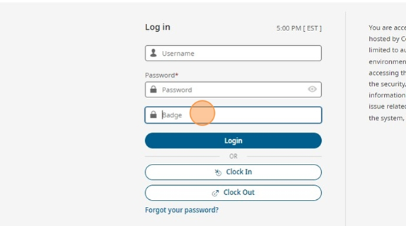 Clocking In and Out from the Web Clock in Centrally HR