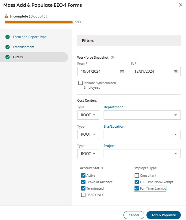 EEO-1 Report User Guide I Centrally HR
